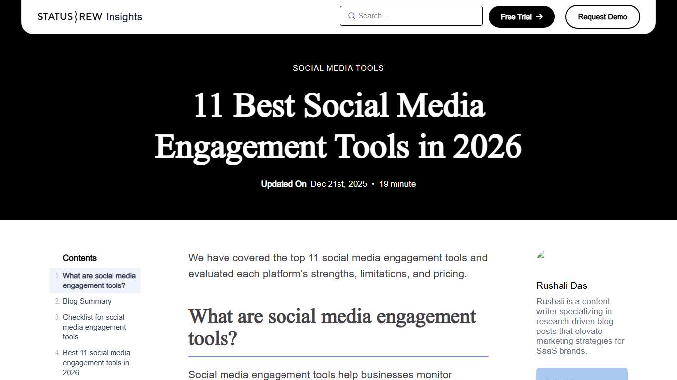 11 Best Social Media Engagement Tools in 2026